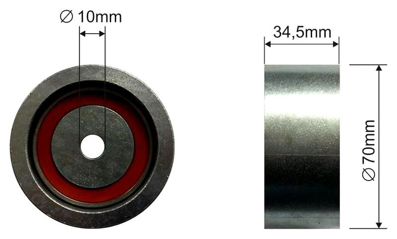 SZMETAL Vezetőgörgő, vezérműszíj 7716310