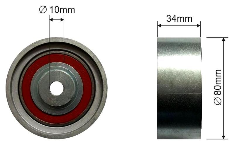 SZMETAL Vezetőgörgő, vezérműszíj 7776310