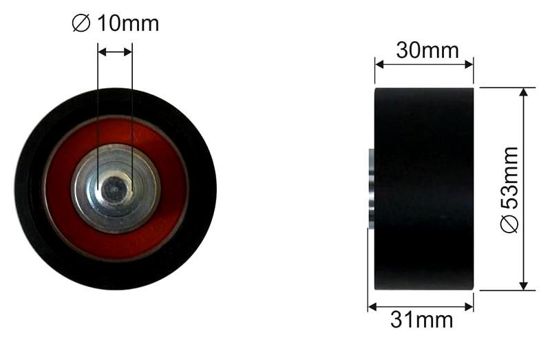 SZMETAL 7907310 Vezetőgörgő, vezérműszíj