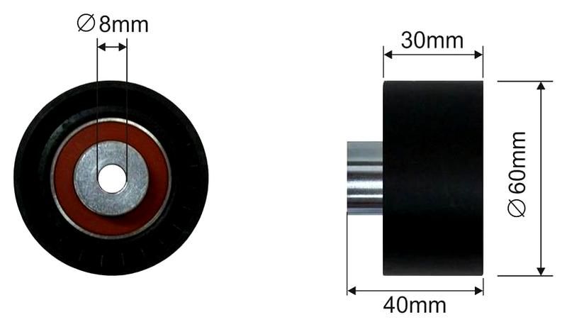 SZMETAL Vezetőgörgő, vezérműszíj 7977310