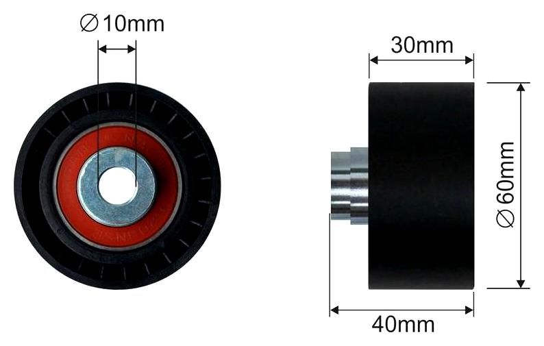 SZMETAL Vezetőgörgő, vezérműszíj 8612310