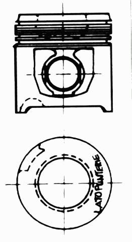 KOLBENSCHMIDT Dugattyú 90937600