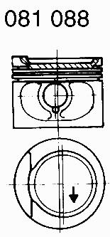 KOLBENSCHMIDT Dugattyú 93825620