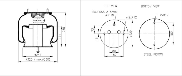 NEOTEC Légrugó ABM21033A03_NEOT