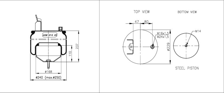 NEOTEC Légrugó ABM21225A05_NEOT