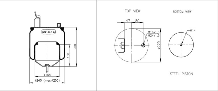 NEOTEC Légrugó ABM21425A01_NEOT