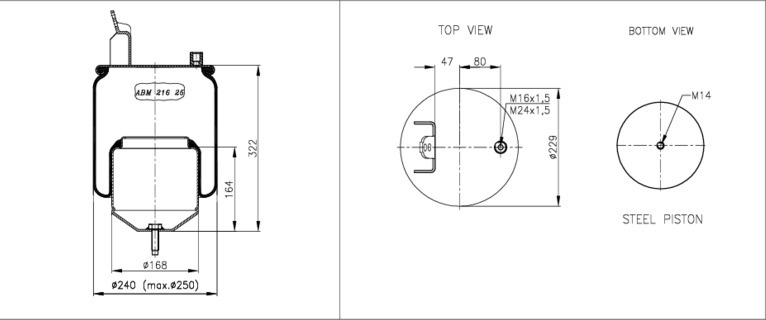 NEOTEC Légrugó ABM21625A02_NEOT