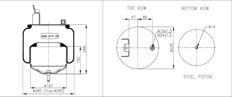 NEOTEC Légrugó ABM21829A03_NEOT