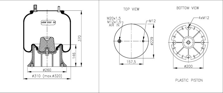 NEOTEC Légrugó ABM22232A01_NEOT