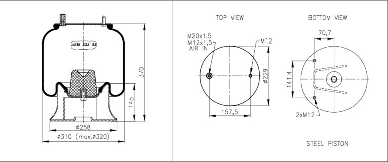 NEOTEC Légrugó ABM22232A06_NEOT