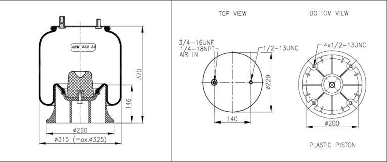 NEOTEC Légrugó ABM22232B08_NEOT