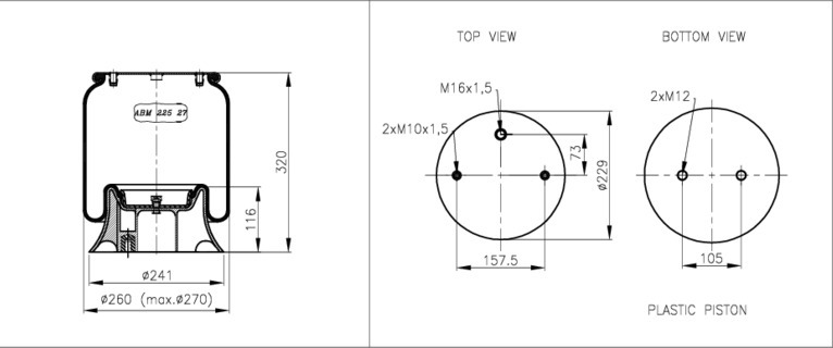 NEOTEC Légrugó ABM22527D05_NEOT