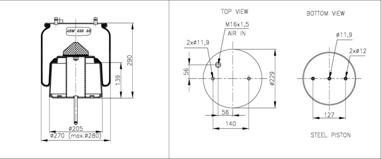 NEOTEC Légrugó ABM22628C01_NEOT