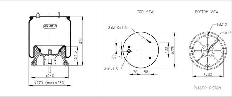 NEOTEC Légrugó ABM22728A21_NEOT