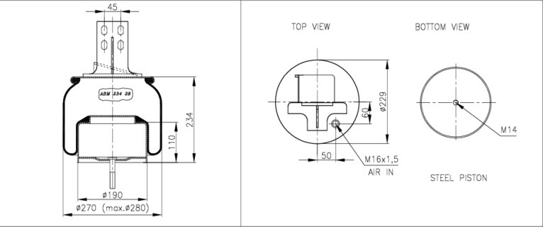 NEOTEC Légrugó ABM23428C01_NEOT