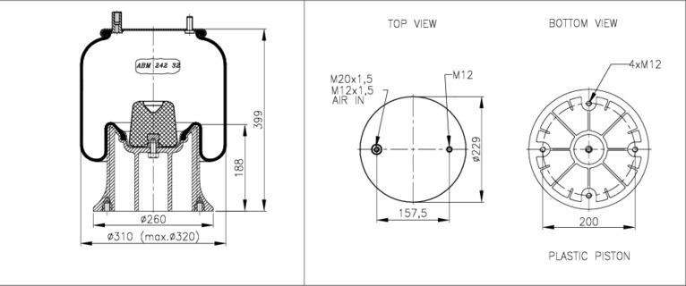 NEOTEC Légrugó ABM24232A03_NEOT