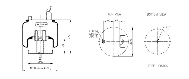 NEOTEC Légrugó ABM26029A40_NEOT