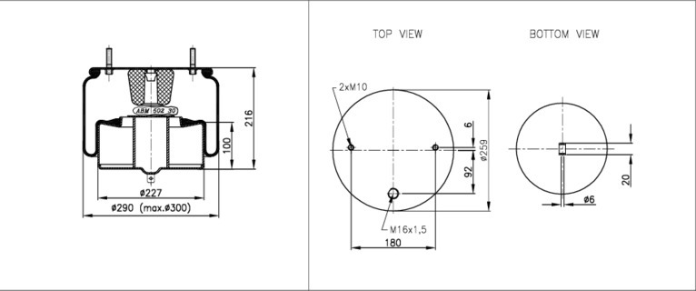 NEOTEC Légrugó ABM50230K01_NEOT