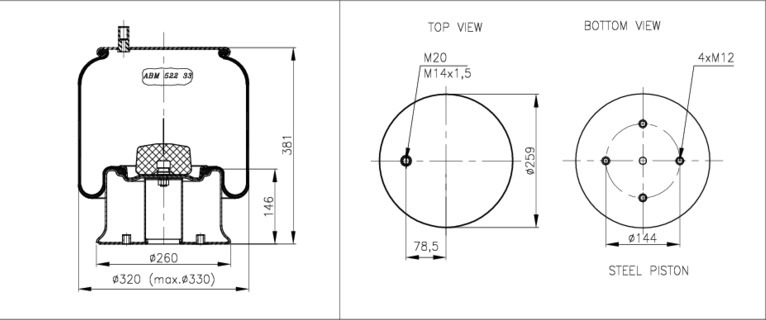 NEOTEC Légrugó ABM52233A01_NEOT