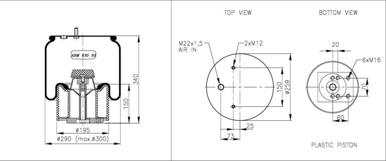 NEOTEC Légrugó ABM53030A07_NEOT