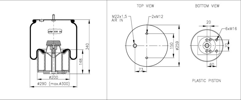 NEOTEC Légrugó ABM53030G07_NEOT