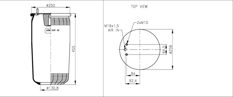 NEOTEC Légrugó ABM53530D_NEOT