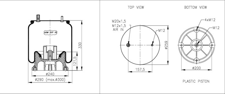 NEOTEC Légrugó ABM53730F21_NEOT