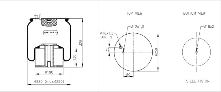 NEOTEC Légrugó ABM54329A03_NEOT