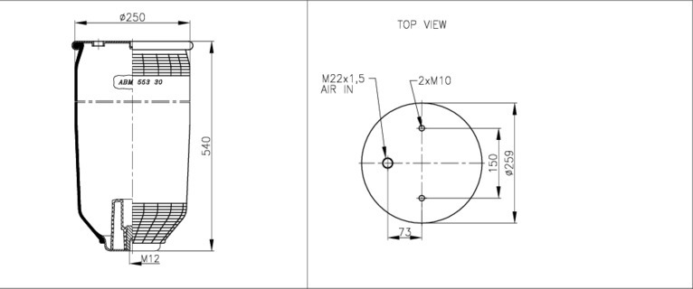 NEOTEC Légrugó ABM55330C_NEOT