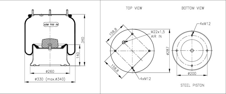 NEOTEC Légrugó ABM72234B35_NEOT