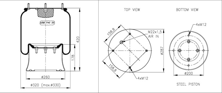 NEOTEC Légrugó ABM74033A45_NEOT