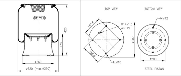 NEOTEC Légrugó ABM74033D45_NEOT