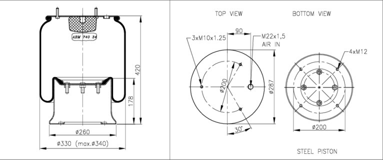 NEOTEC Légrugó ABM74034F45_NEOT