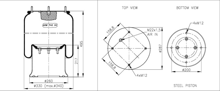 NEOTEC Légrugó ABM74234A47_NEOT