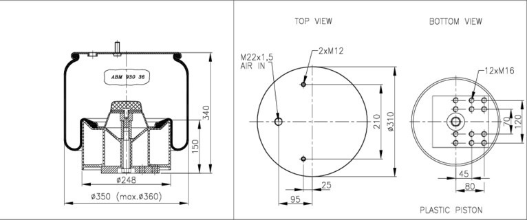 NEOTEC Légrugó ABM93036A70_NEOT