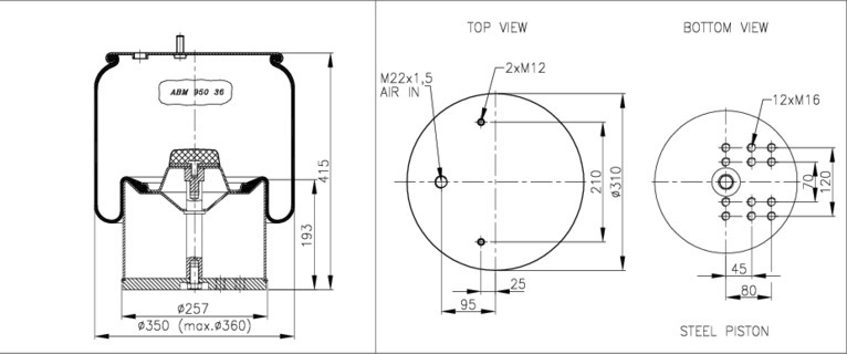 NEOTEC Légrugó ABM95036A61_NEOT