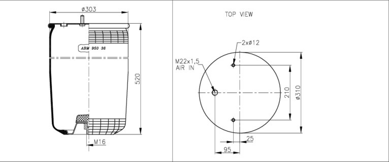 NEOTEC Légrugó ABM95036A_NEOT