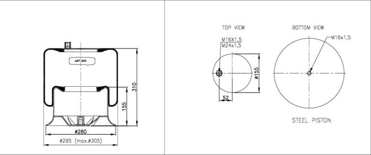 NEOTEC Légrugó ABV263A02_NEOT