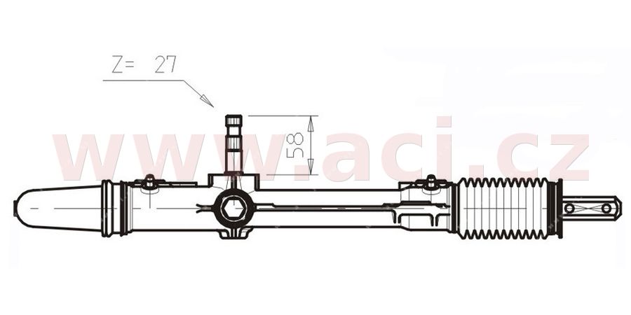 VAN WEZEL Kormánymű 0908P71_VW