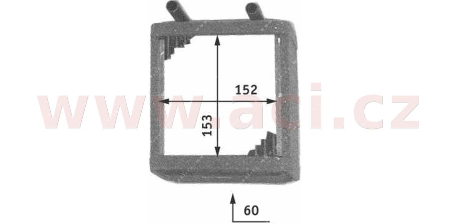 VAN WEZEL Fűtőradiátor 13006998_VW