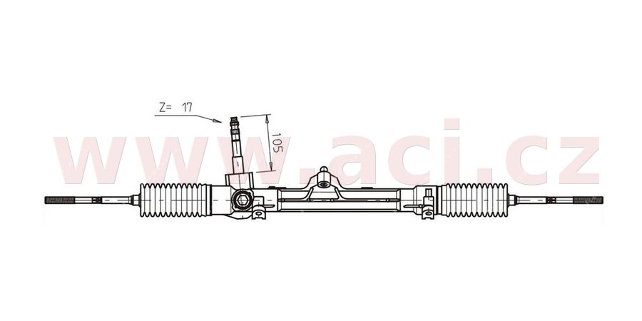 VAN WEZEL Kormánymű 1754P70_VW