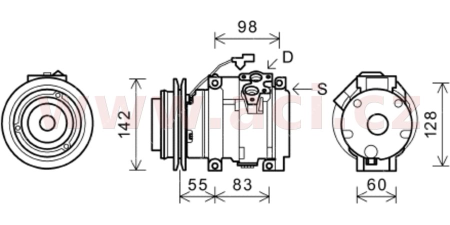 VAN WEZEL Klímakompresszor 3200K219R_VW