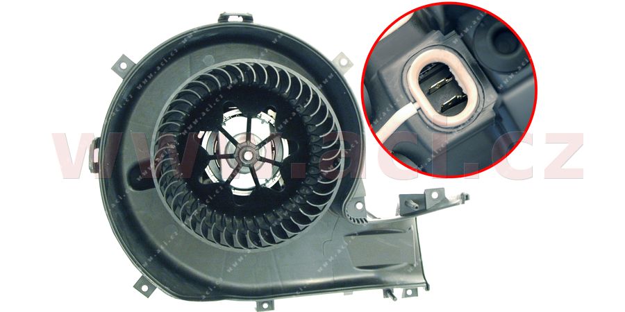 VAN WEZEL Ventilátor, utastér 3700B001_VW