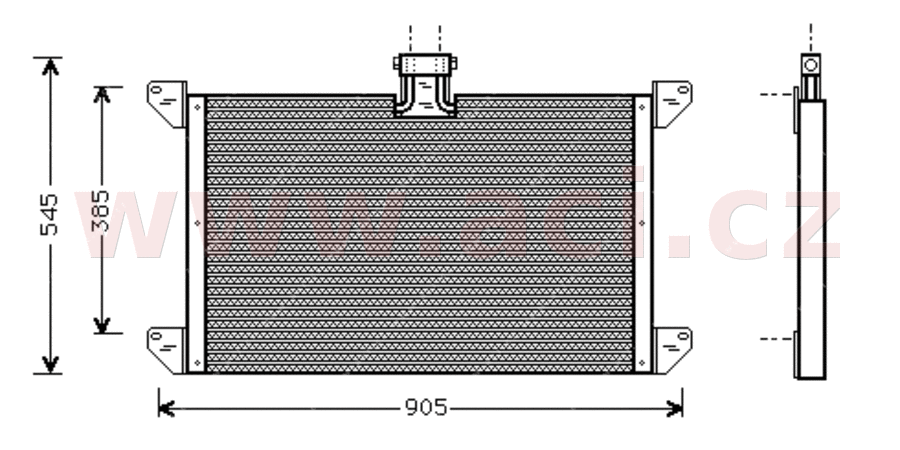 VAN WEZEL Klímahűtő 46005008_VW