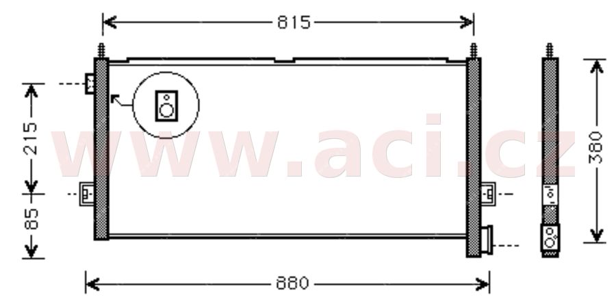 VAN WEZEL Klímahűtő 60005047A_VW