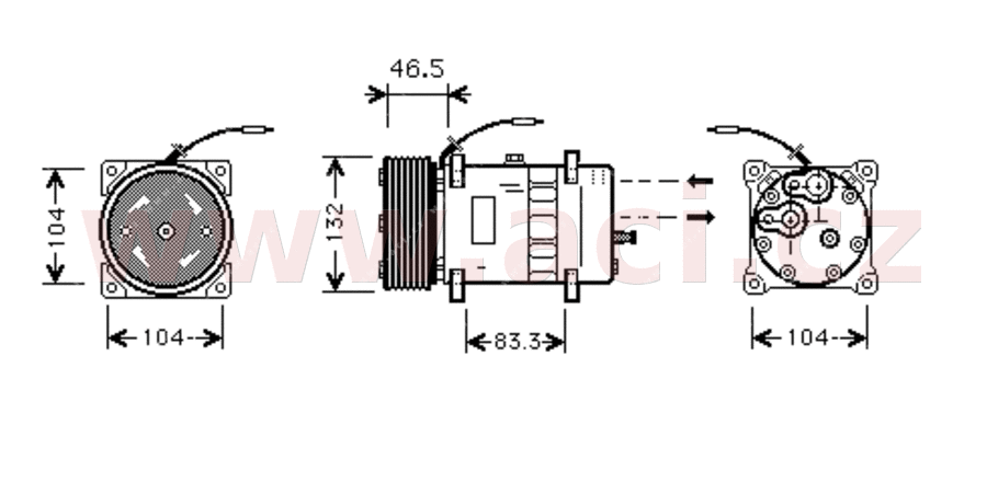 VAN WEZEL Klímakompresszor 6000K037_VW