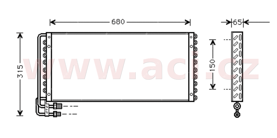 VAN WEZEL Klímahűtő 64005012_VW