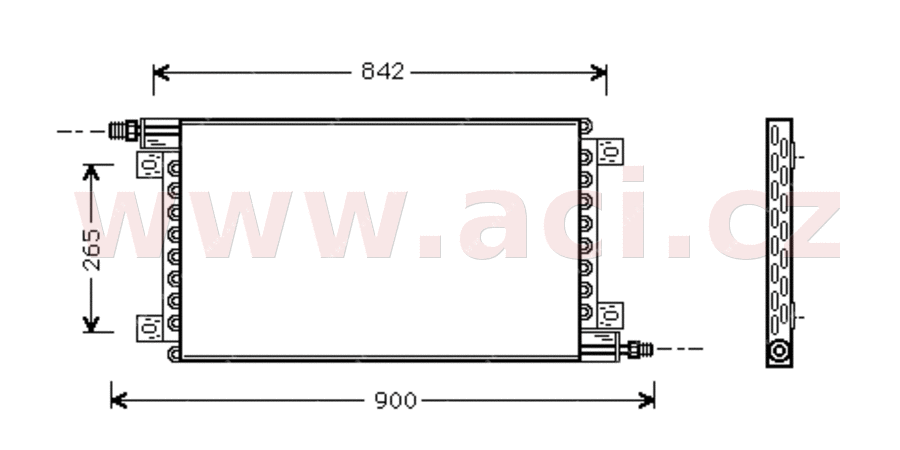 VAN WEZEL Klímahűtő 67005012_VW