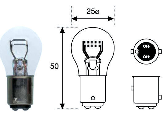 MAGNETI MARELLI Izzó, irányjelző P215W24_MM