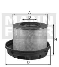 MANN-FILTER Levegőszűrő C411776_MANN